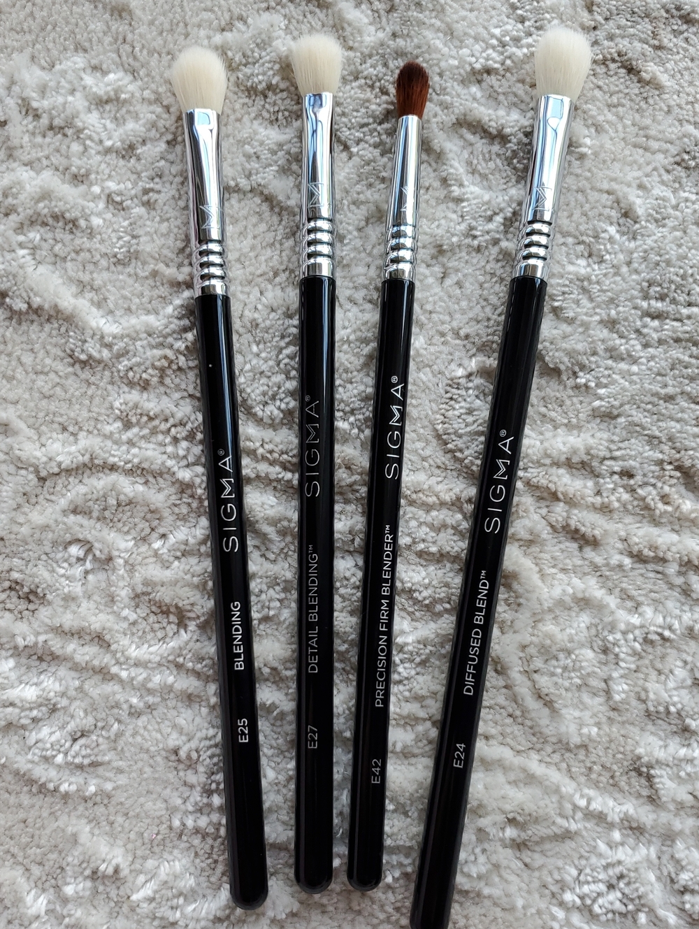 Sigma Beauty Black Eye Blending Brush Set - 4 Pieces